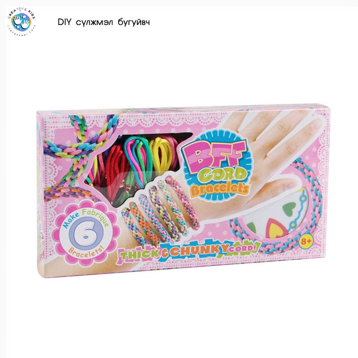 DIY сүлжмэл бугуйвч