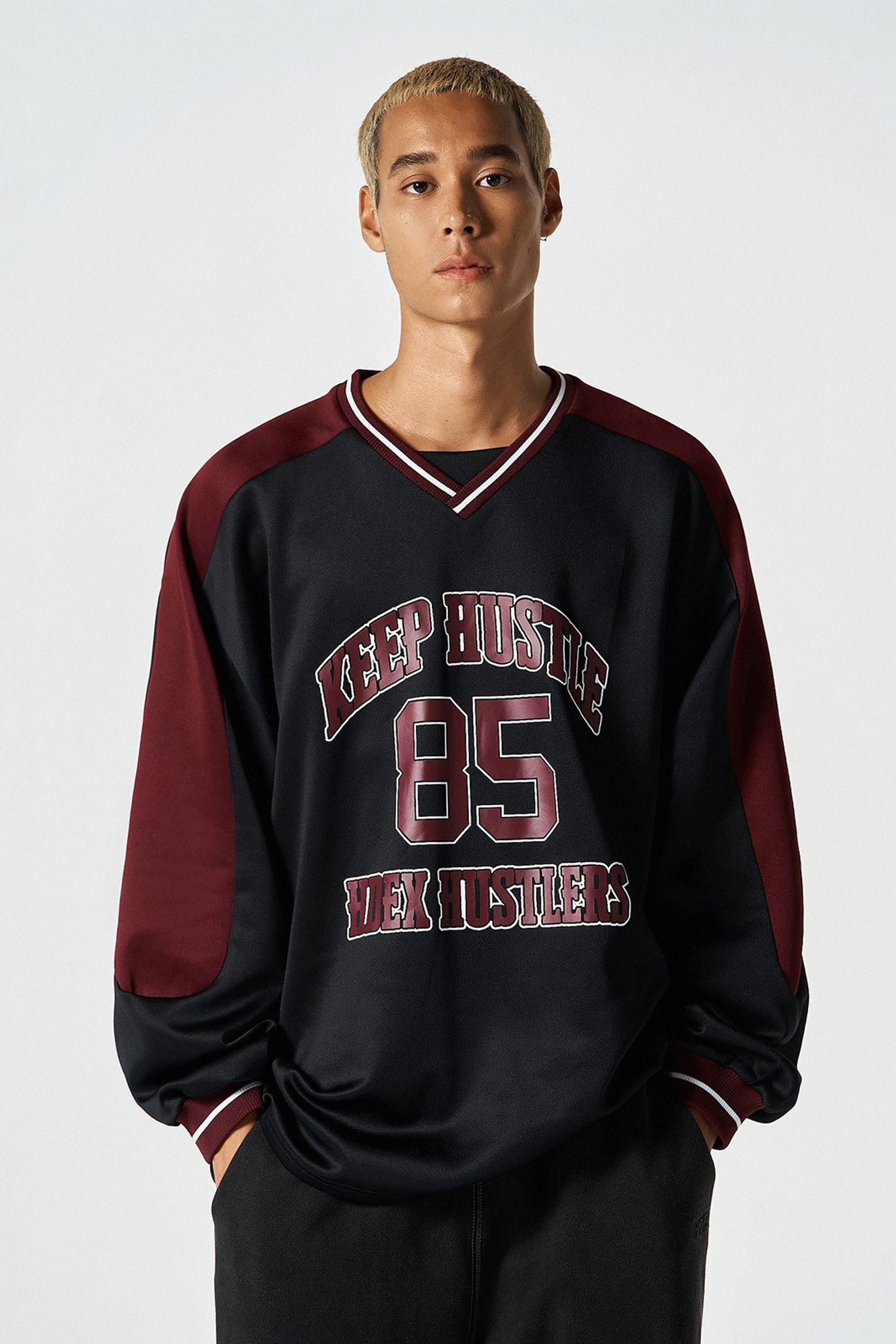 Color Block Jersey Long Sleeve