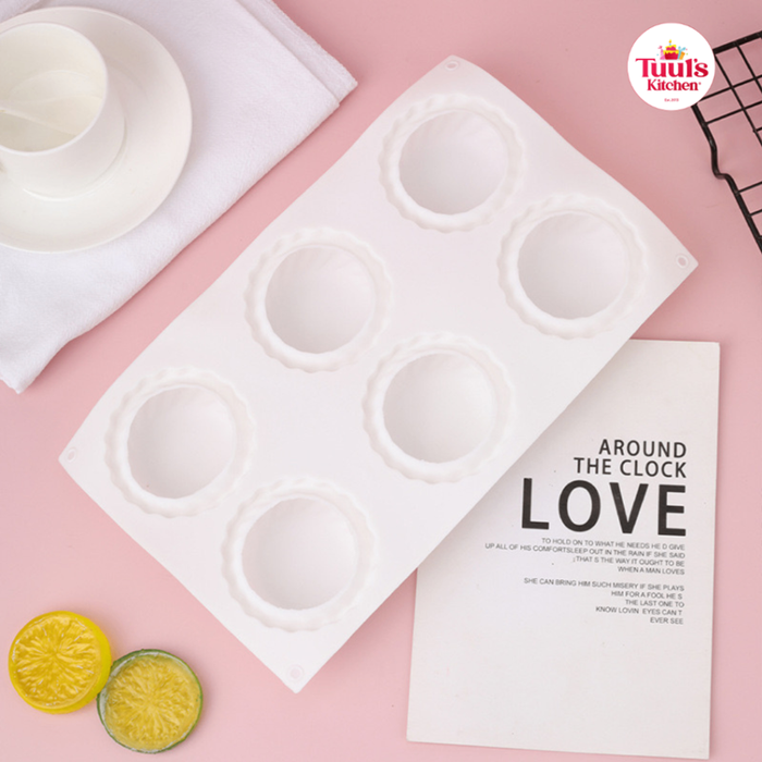 Мүссний тал мушгиа хээтэй 6тай силикон хэв