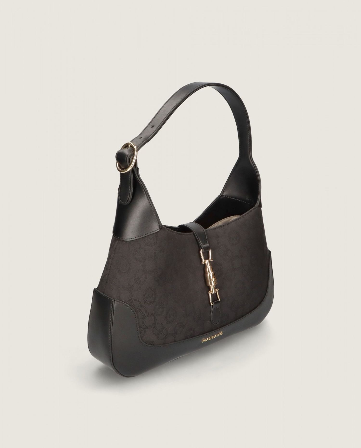 TEJIDO MONOGRAM MASCARO NEGRO 