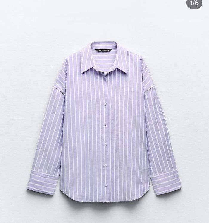 Zara purple stripped sorochik