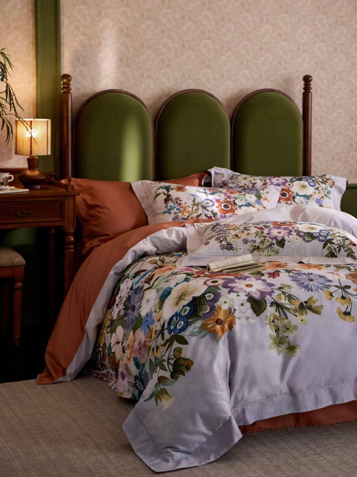 Зөөлөн сатин даавуун материалтай 4 хос