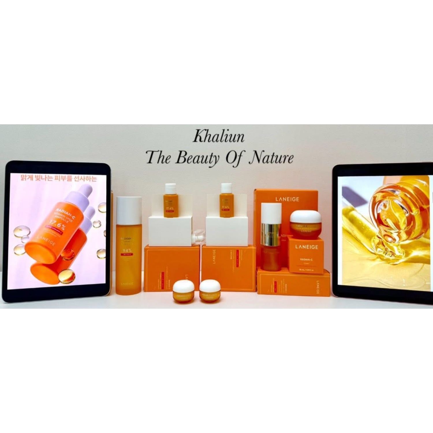 Laneige цайруулах Vitamin C Full Set