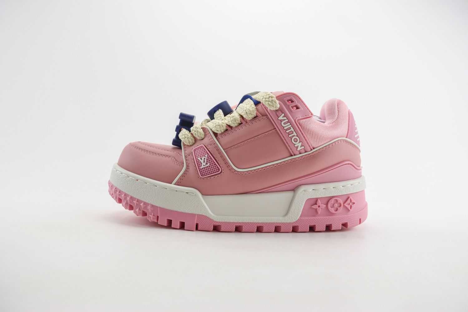 LOUIS VUITTON PINK DREAM LV Trainer Maxi Sneaker