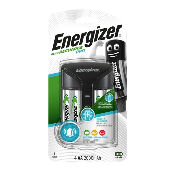 Energizer Pro Charger + 4AA (2000mAh)