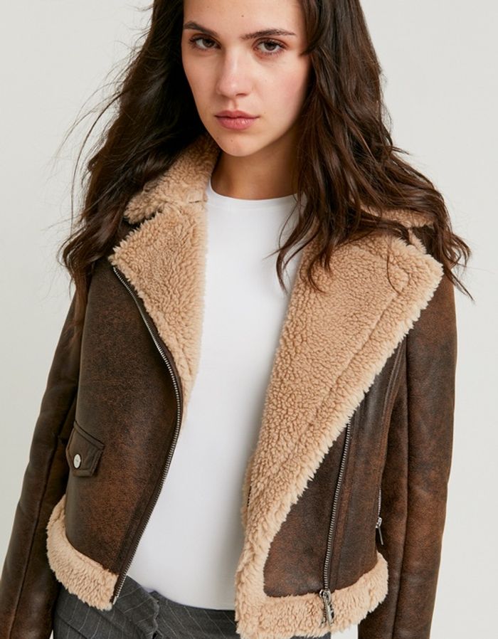 Brown Aviator Jacket