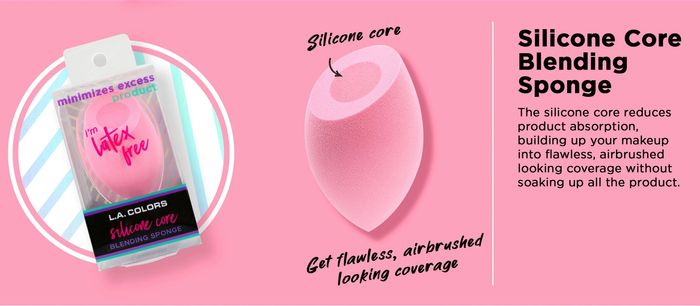 LA Colors Silicone core blending sponge