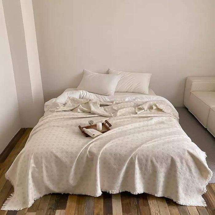 Муслин цэвэр даавуун дан орны бүтээлэг /өнгөний сонголттой/