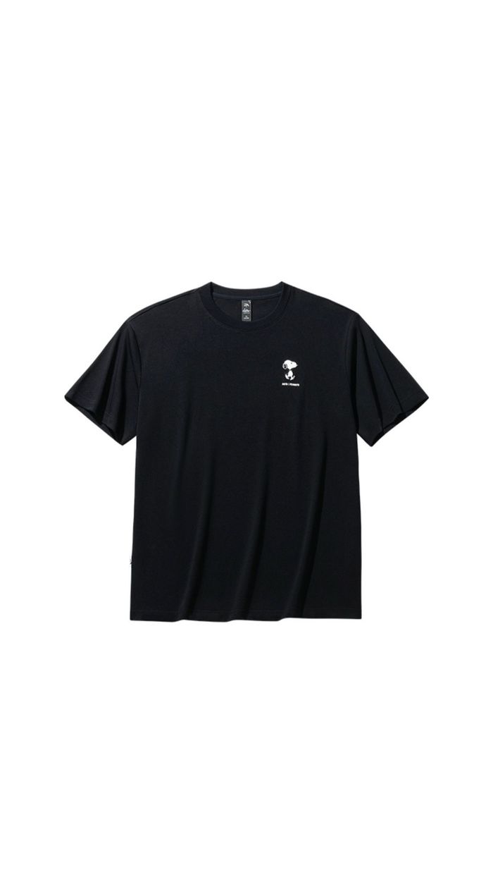 ANTA Snoopy Tee Black 