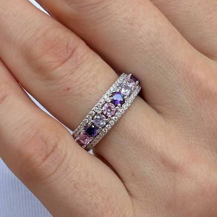 63269L Бөгж Balance 925AG RH Violet L