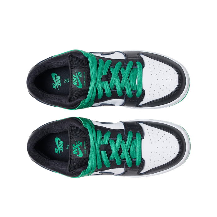 Nike SB Dunk Low Pro Black and Classic Green