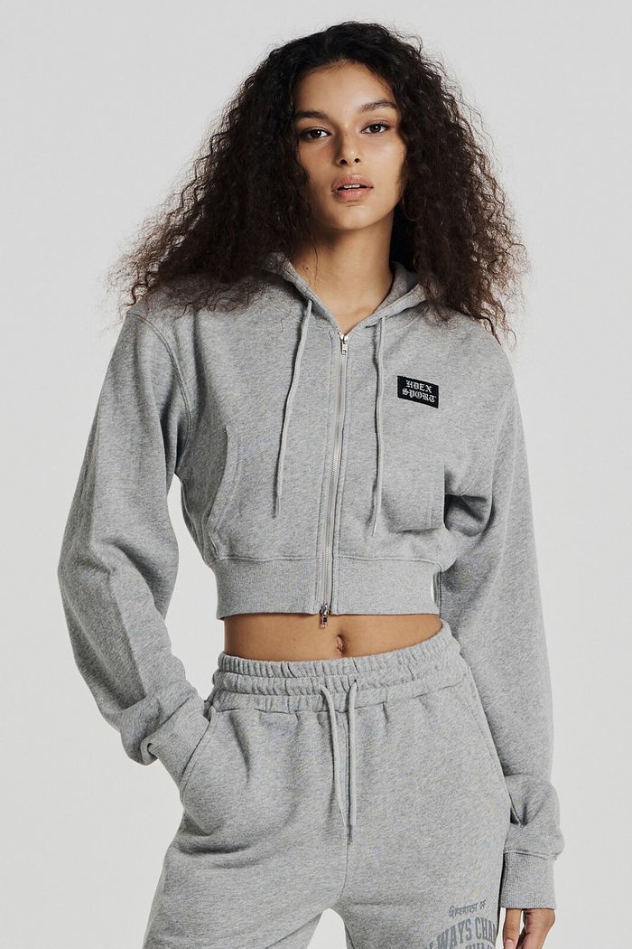 Womens Light Cotton Zip-up Hoodie