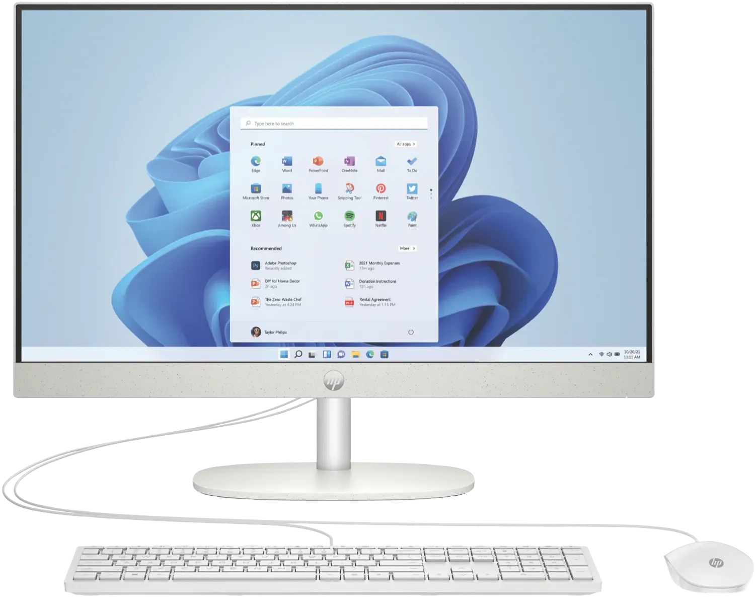 HP AIO 27" FHD IPS Display, Intel Ultra 7 255U, 16GB DDR5 RAM, 1TB SSD WIN 11PRO