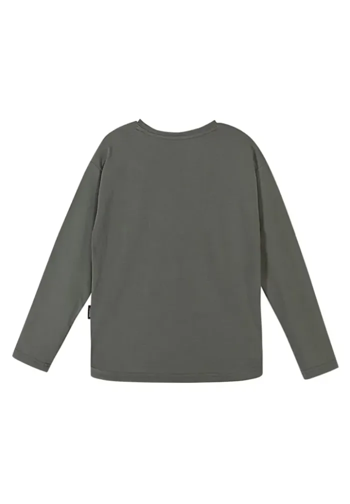 Long sleeve T-shirt, Inisi-Greyish green