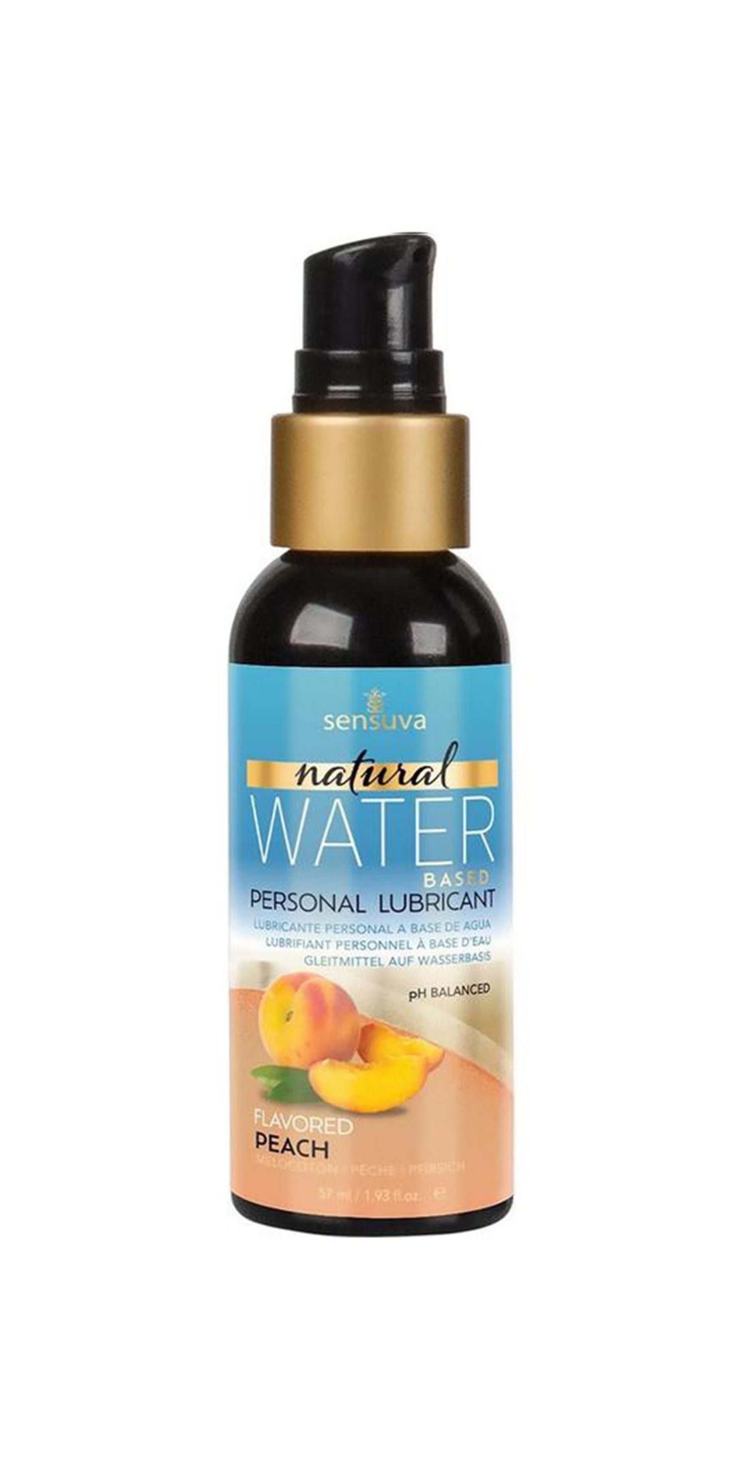 Natural Water-Based Personal Lubricant - Peach