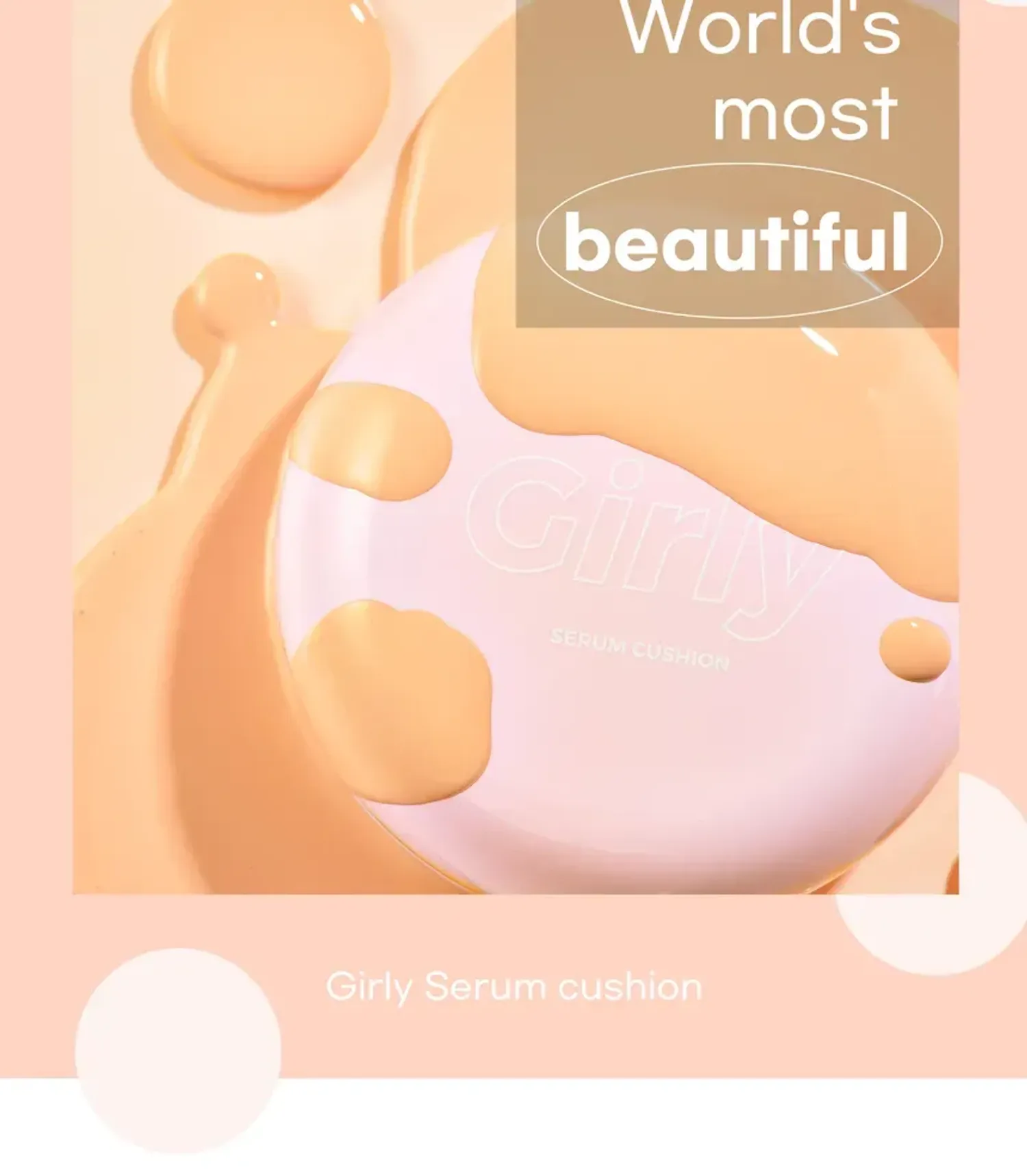 BLESSED MOON] Girly Serum Cushion 