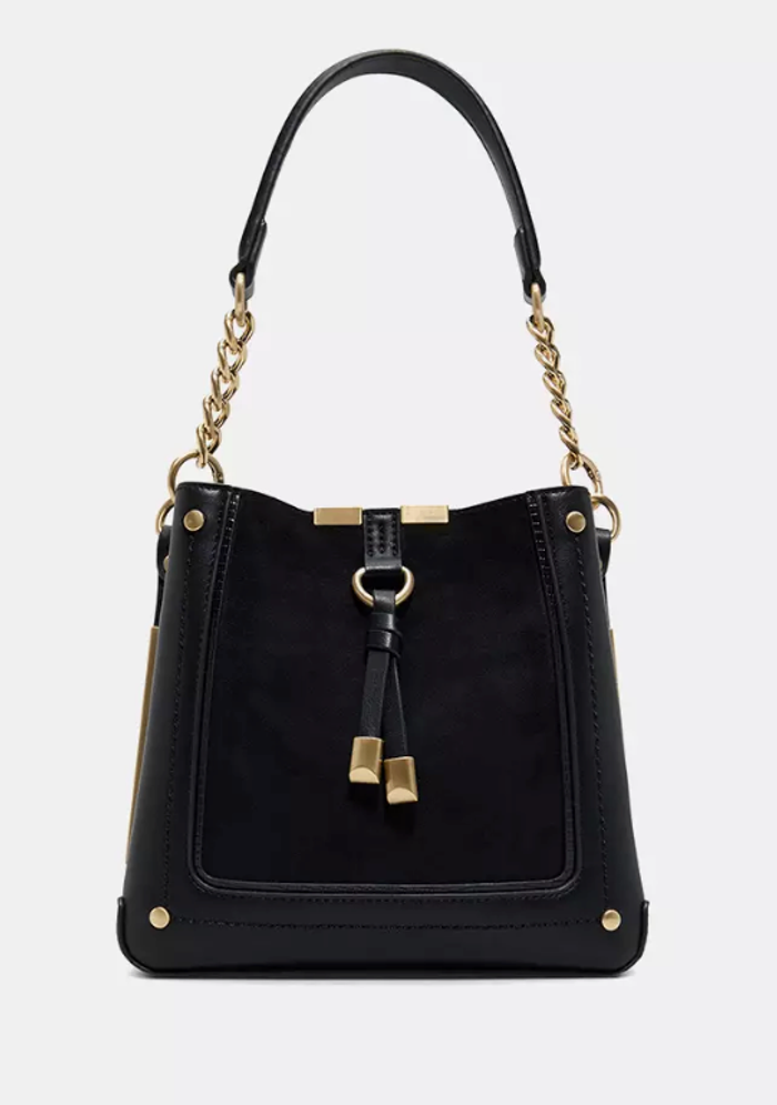 NAILIA-6-BLACK OVERFLOW-L City Handbags