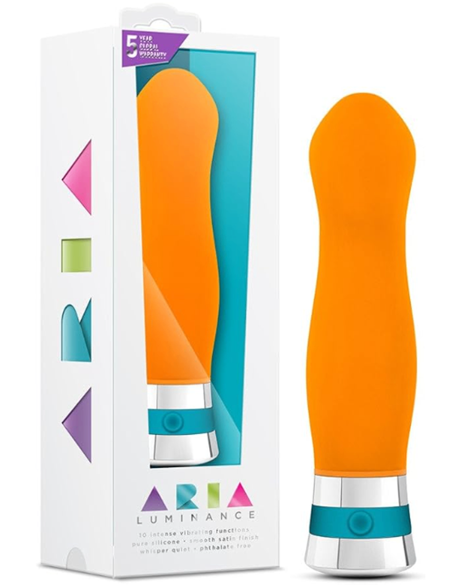 Blush Tangerine Aria Ecstasy Luminance Vibrator