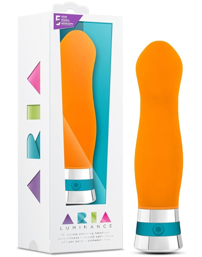 Blush Tangerine Aria Ecstasy Luminance Vibrator