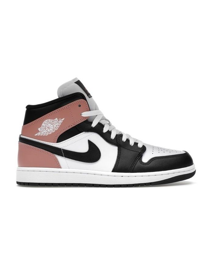Jordan 1 Mid White Rust Pink Black