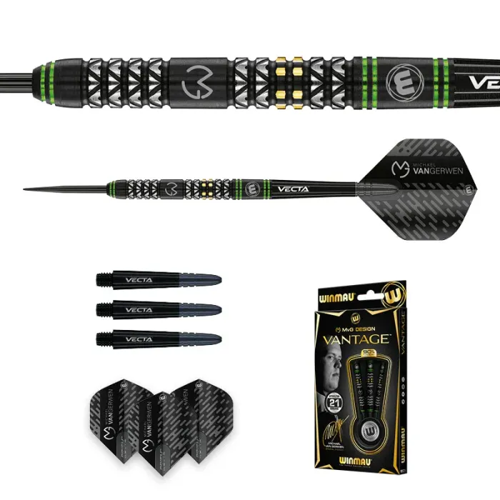 Winmau MVG VANTAGE Tungsten 90% Steel Tip
