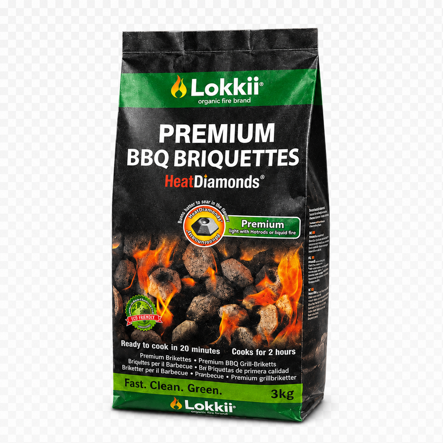 Дээд зэргийн BBQ брикет