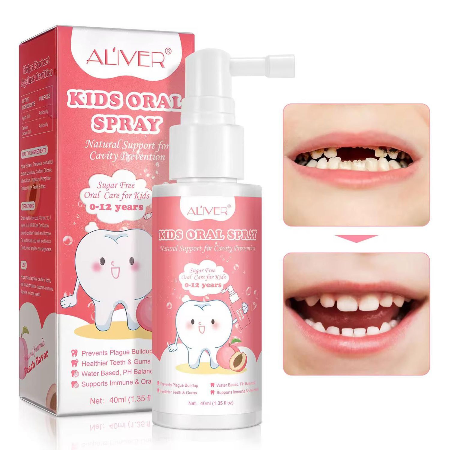 aliver kids oral spray сүүн шүдийг цоорлоос хамгаалах цацлага
