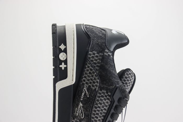 LV Trainer Damier 3D Denim Black