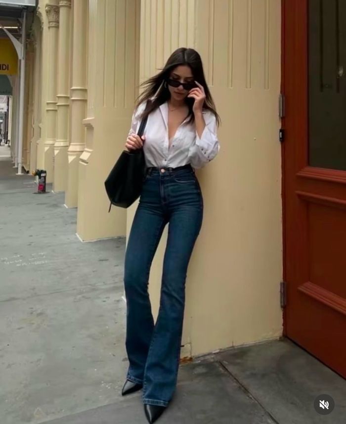 WIDE LEG JEANS (хөх өнгө)