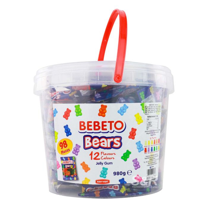 Чихэр резинэн Bebeto 980гр савта