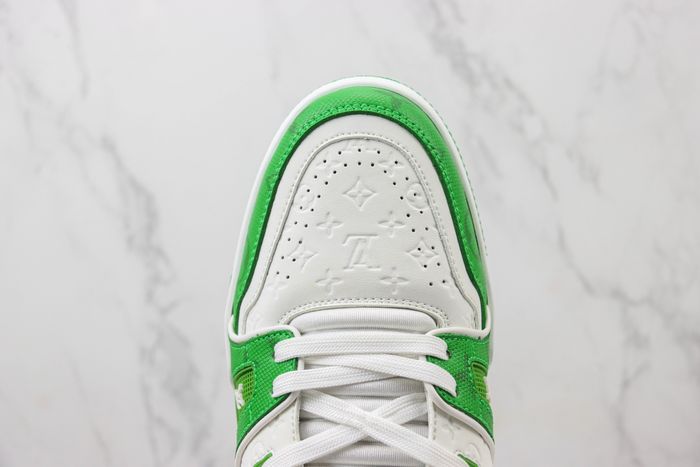 Louis Vuitton Trainer #54 Signature Green White