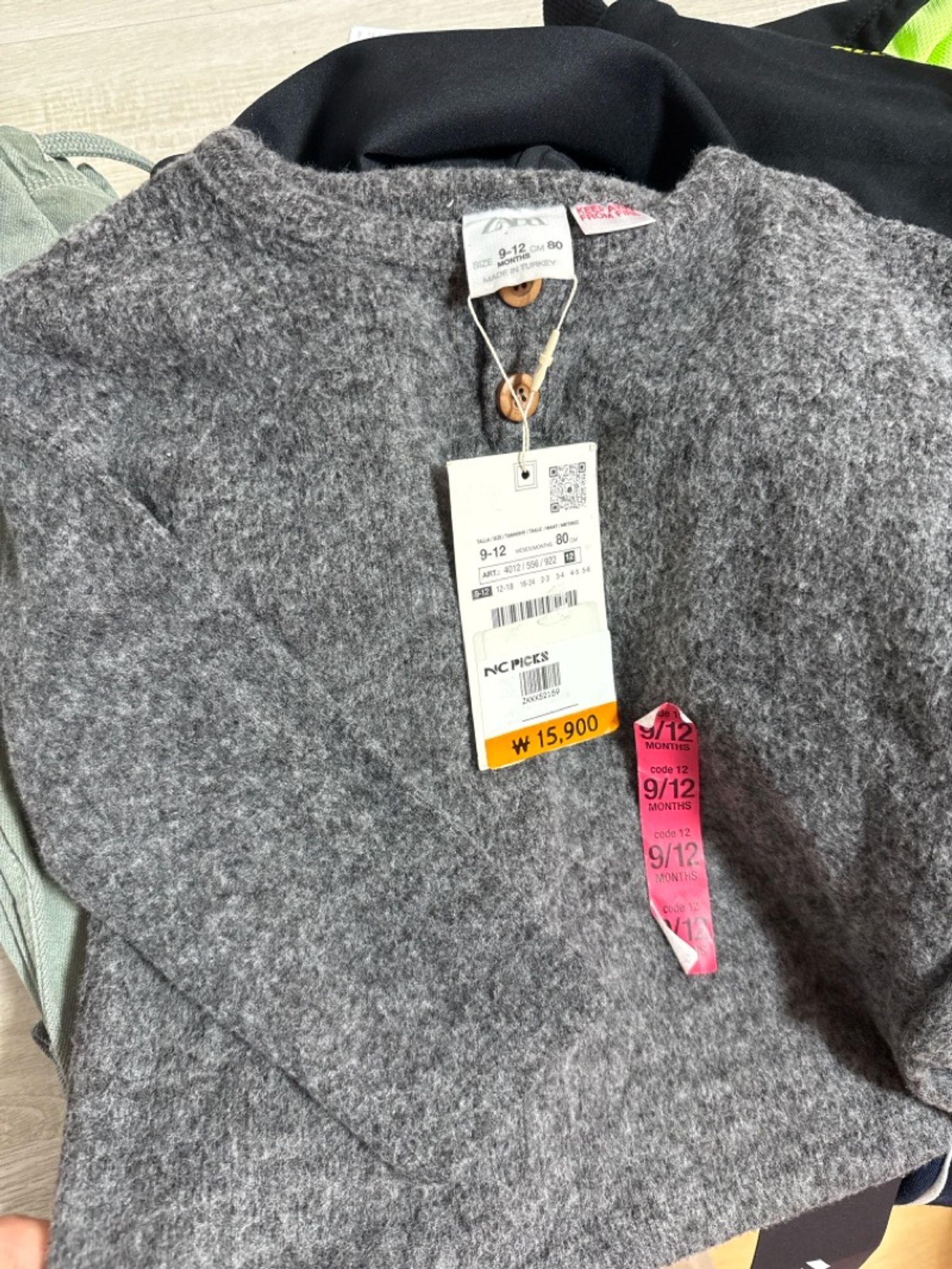 zara цамц size: 80cm 9-12 сар