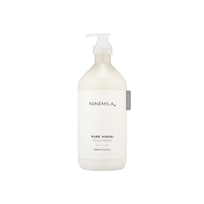 Ninemila pure hinoki treatment white musk 1000ml