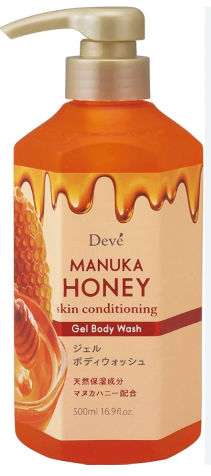 Deve Honey body wash Бие угаагч гел 500ml
