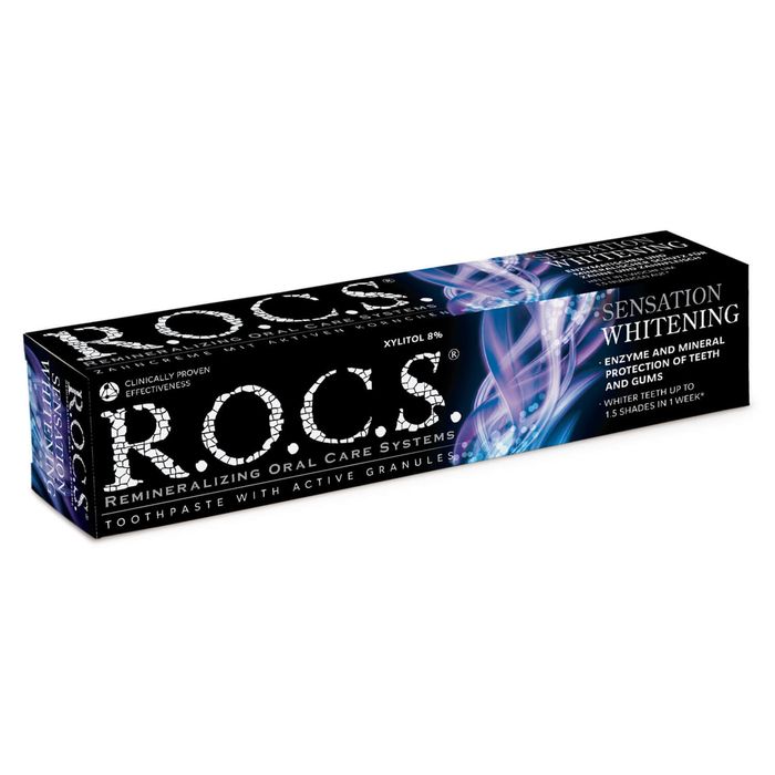 ROCS Sensation Whitening эрчимтэй цайруулах оо 94гр