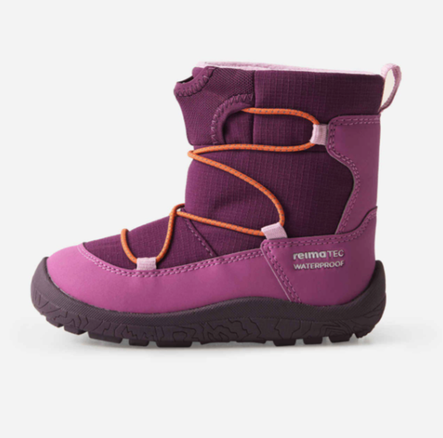 ReimaTec barefoot winter boots, Ensilumi Kids,Deep Purple