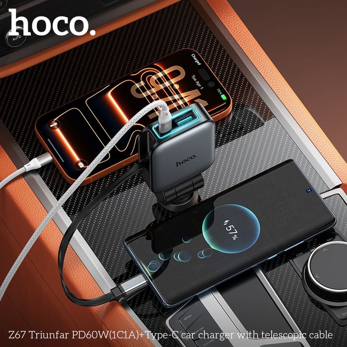 Z67 PD 60W Уян Кабельтай Машины Type-C Цэнэглэгч