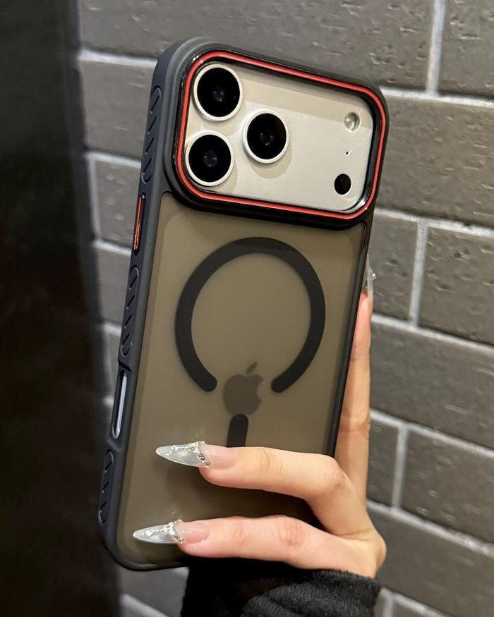 iPhone 17 ProMax Уналтаас Хамгаалсан Хагас Тунгалаг Соронзон Гэр 