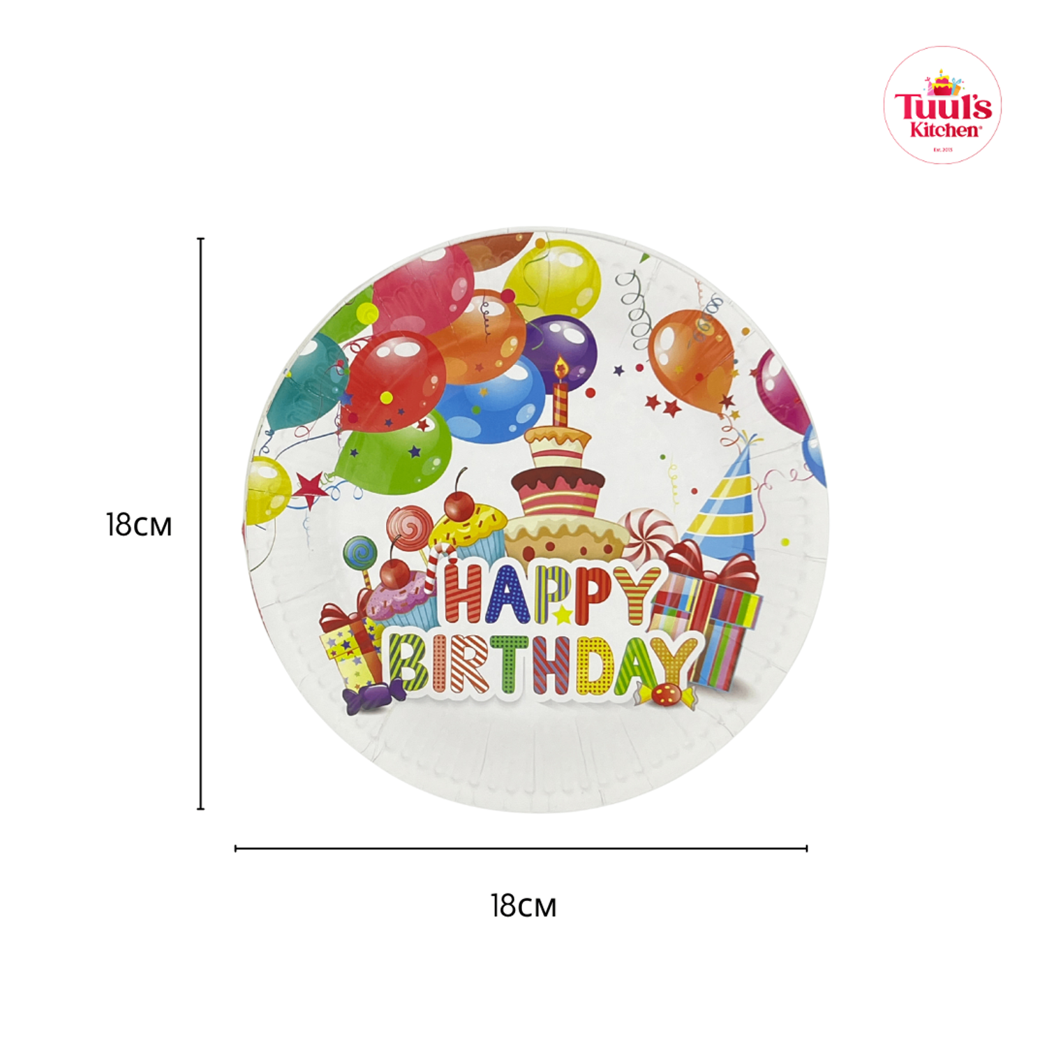 HBD таваг давхар торттой  18cm