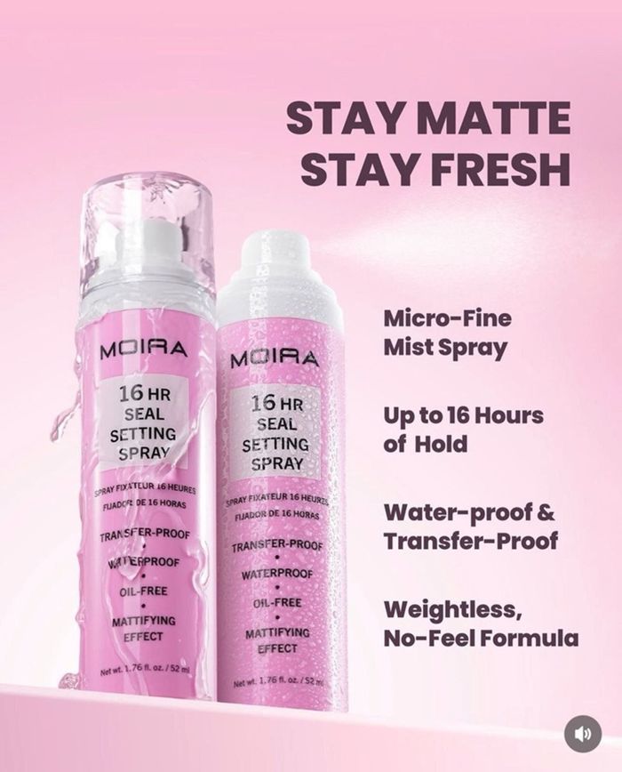 Moira 16hr seal setting spray
