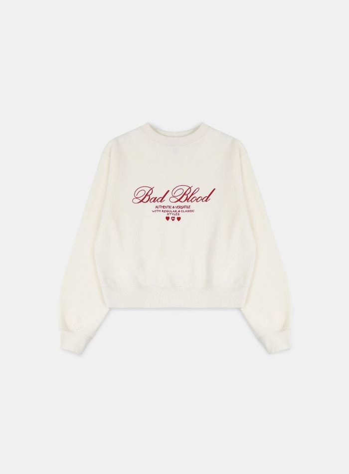 Classic Logo Man to Man - Cream