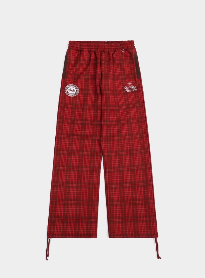 Classic Check 2 Way Jogger Trouser - Red