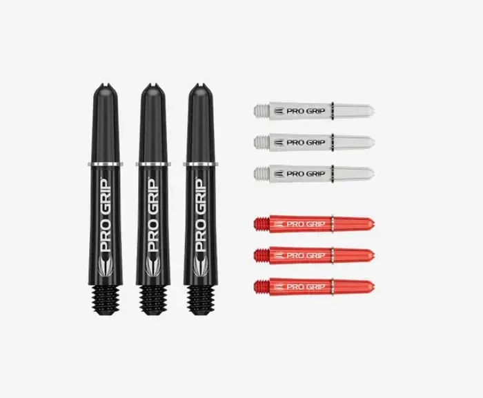 TARGET Pro Grip 3x Set Multi Shaft - Black, White, Red