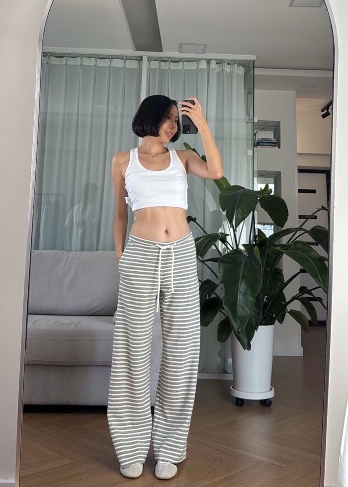 Retro Low-Waisted Trousers