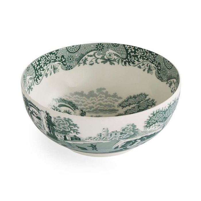 Spode Heritage Green Italian Round Serving Bowl 27.5cm