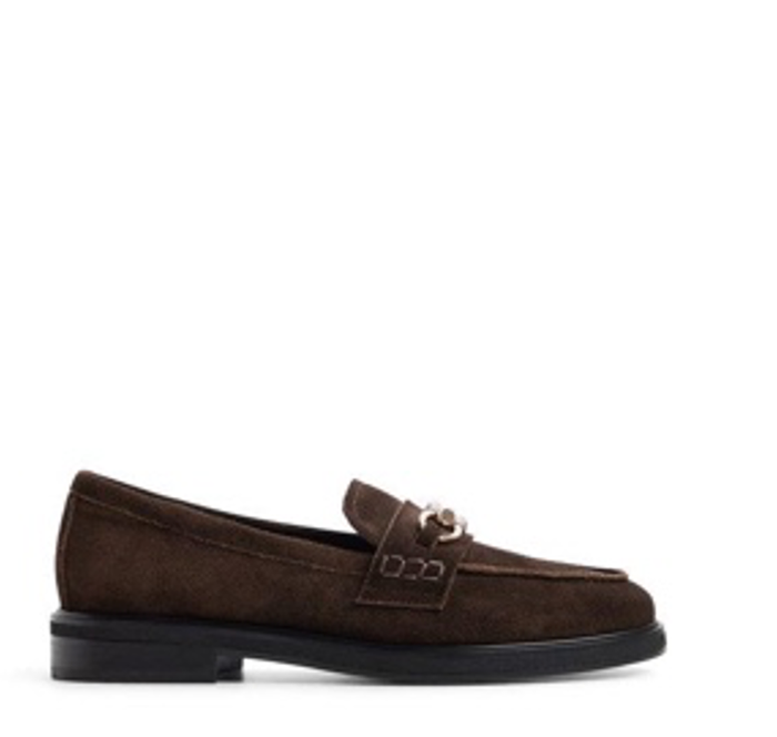 BISSOM-204-DARK BROWN-L Cas Shoes