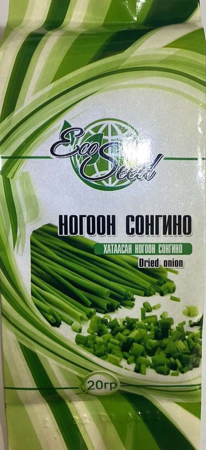 Амтлагч ногоон сонгино 20гр 