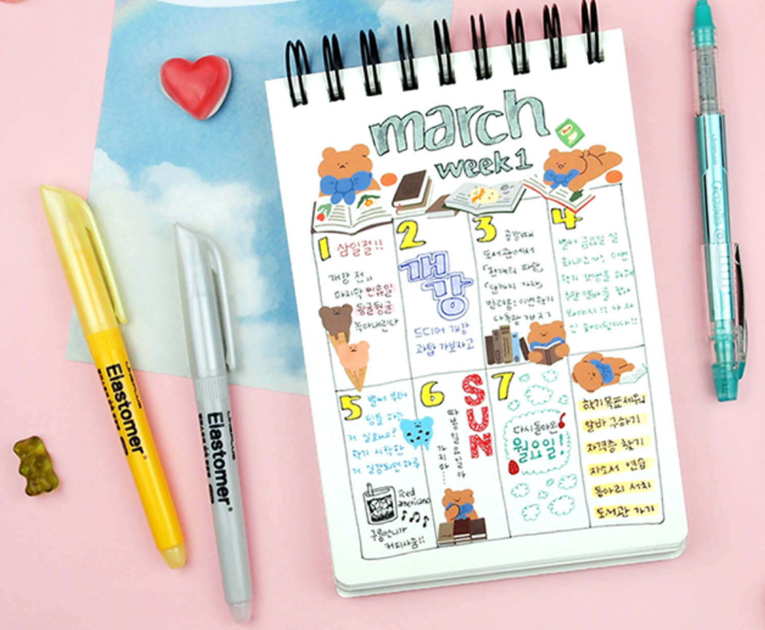 Тодруулагч - Elastomer үндсэн 6 өнгө