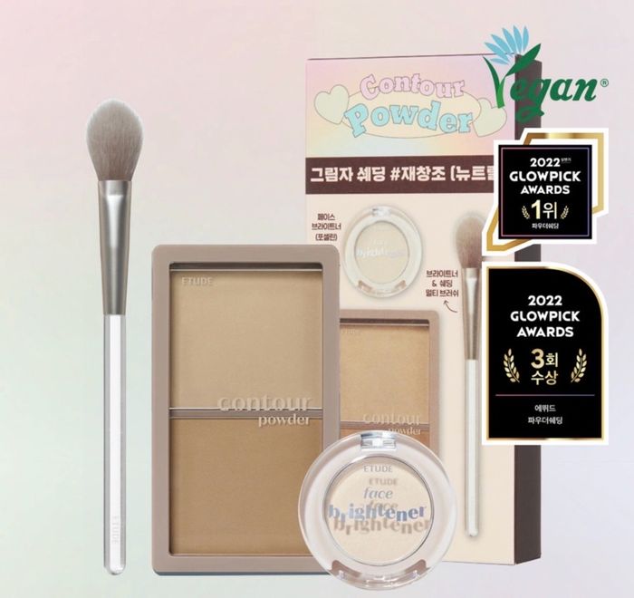 ETUDE CONTOUR POWDER BRUSH SET 
