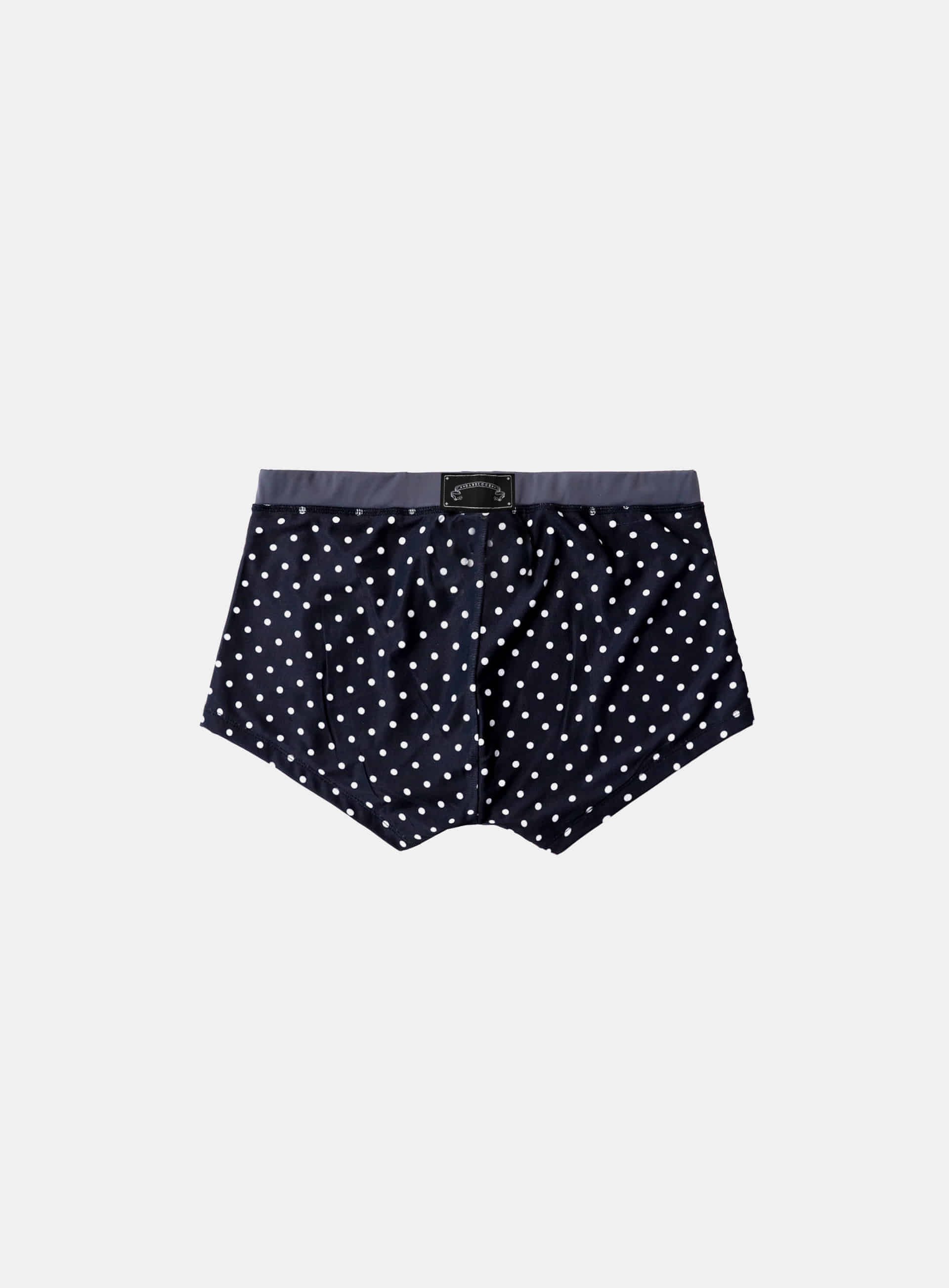 【BADBLOOD】 Splash Dot Boy Shorts - Black Splash Dot Boy Shorts - Black